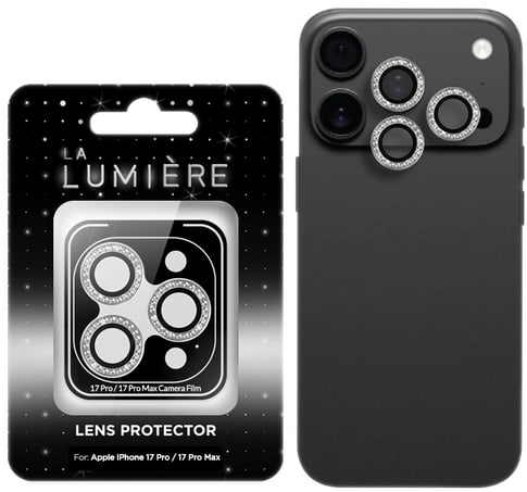 La Lumière iPhone 17 Pro/17 Pro Max Camera Protector Silver