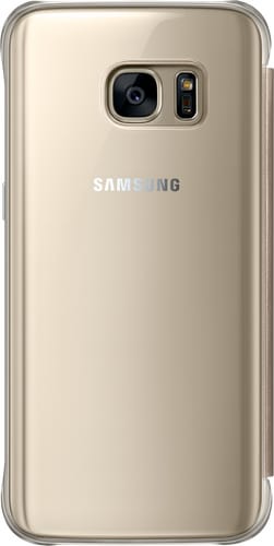 Samsung Galaxy S7 Clear View Flip-Cover gold