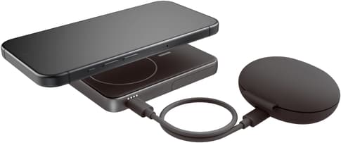 Fresh'N Rebel 5000mAh Magnetic MagSafe Powerbank Storm Grey