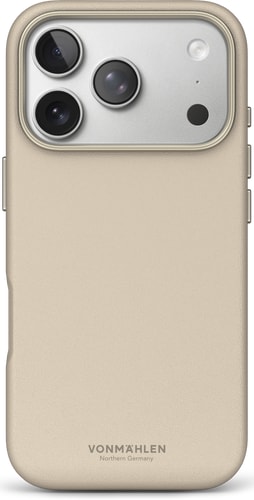 Vonmählen iPhone 17 Pro Like Leather Backcover Cream