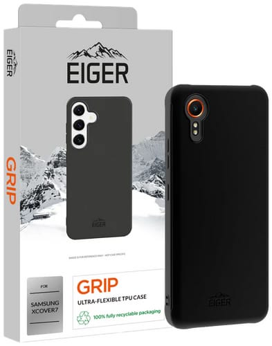 Eiger Galaxy XCover7 Grip Backcover Black (b2b)