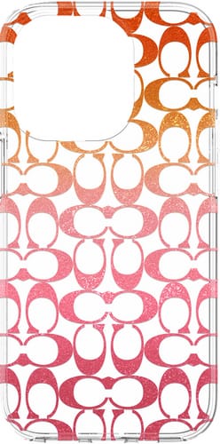 Coach iPhone 14 Pro Backcover Signature Transparent/Ombre