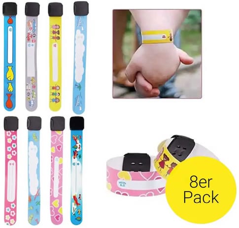 AK Kisten Basics Children's Emergency ID Wristband 8pc