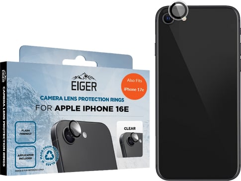 Eiger iPhone 17e/16e Mountain Glas Camera Ring