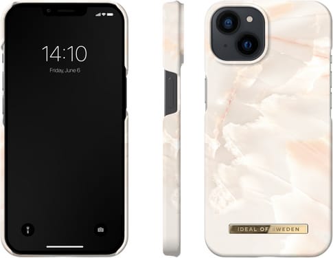 iDeal of Sweden iPhone 14 Cover Marble Rose
