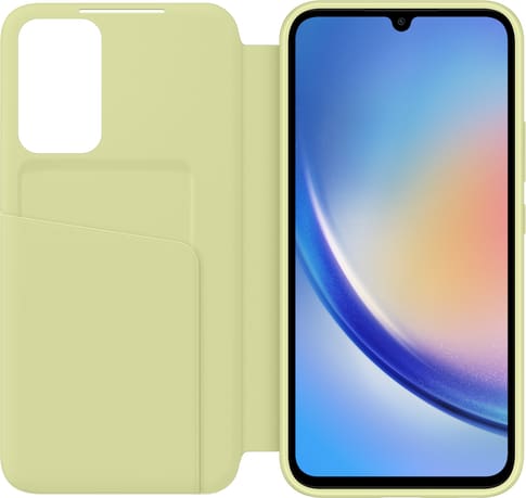 Samsung Galaxy A34 Smart View Book Cover lime