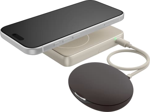 Fresh'N Rebel 10000mAh Magnet Qi2 15W Powerbank Sand