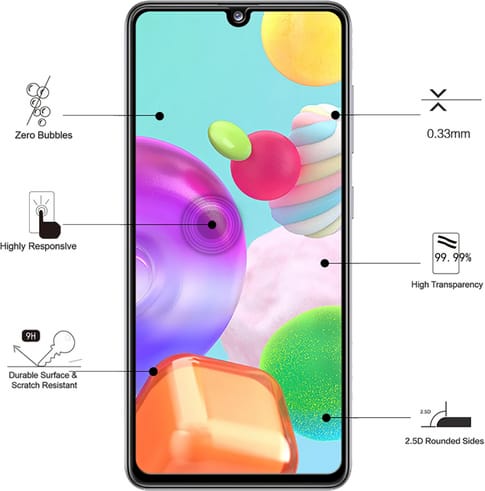 Eiger Galaxy A41 screen protector 3D Glas