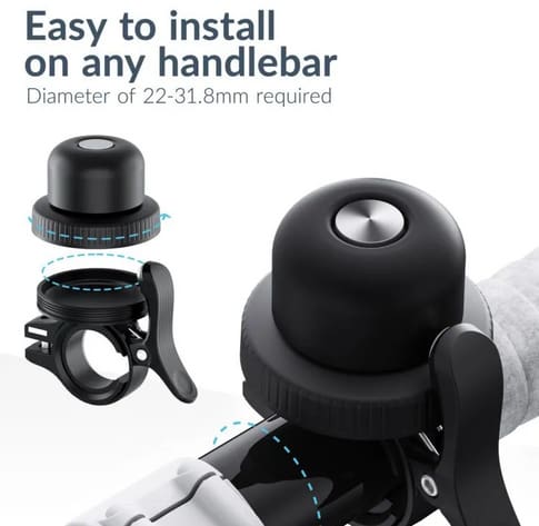 Beeep Bicycle Bell Tracker Apple Find My & Android