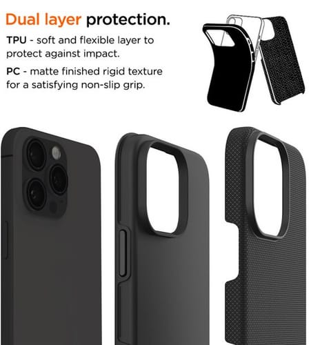 Eiger iPhone 16 Pro North Backcover Black (b2b)