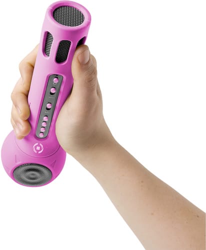 Celly Karaoke Bluetooth/Speaker Set Pink