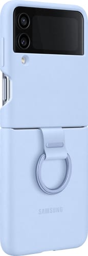 Samsung Galaxy Z Flip4 Backcover Ring Silicon arctic blue