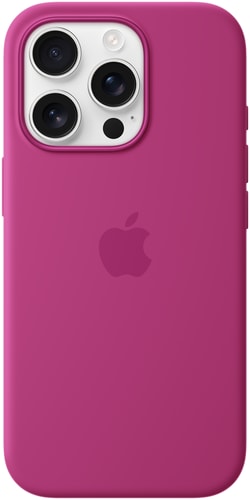 Apple iPhone 16 Pro Silicone MS Backcover Fuchsia