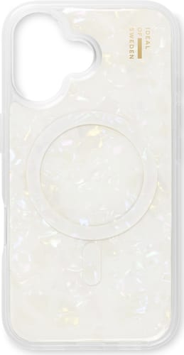 Ideal of Sweden iPhone 16 Plus Pearlized MS Backcover White