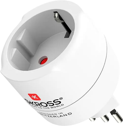 Skross Travel Adapter Combo World to CH Italy Brazil