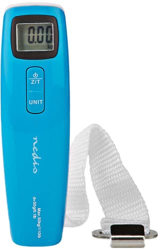 Nedis Digital Luggage Scale Blue