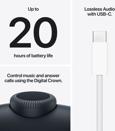 Apple AirPods Max 2 Over-Ear Bluetooth Headset Midnight