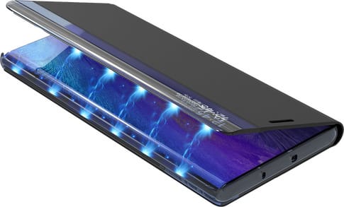 itStyle Galaxy S23 Ultra Clear View Flip Cover black