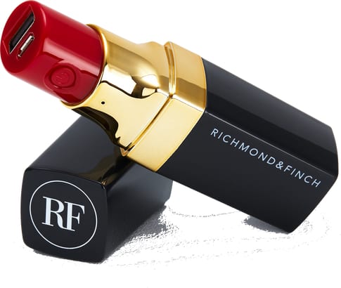 Richmond & Finch Lipstick Powerbank Marble black