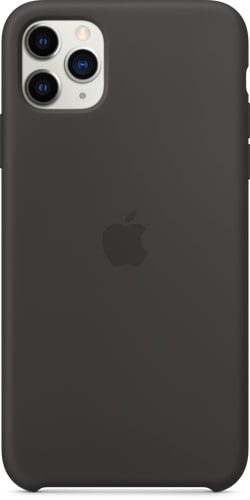 Apple iPhone 11 Pro Max Silicon Backcover black