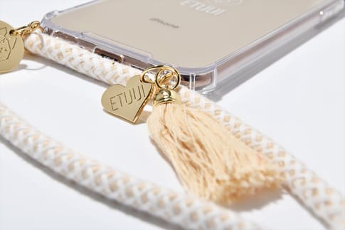 Etuui Galaxy S21 Necklace Silicon Cover white