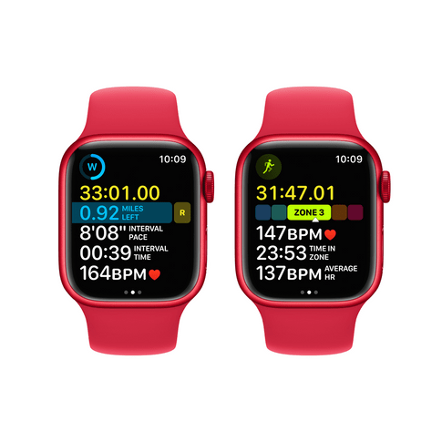 Apple Watch Series 8 GPS + Cell 41mm RED Alu with RED SB
