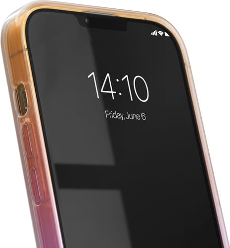 iDeal of Sweden iPhone 13 Pro Silicone Backcover Transparent Vibrant Ombre