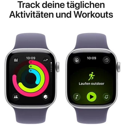 Apple Watch Series 11&nbsp;GPS&nbsp;42mm&nbsp;Silver Alu w Purple SB - M/L