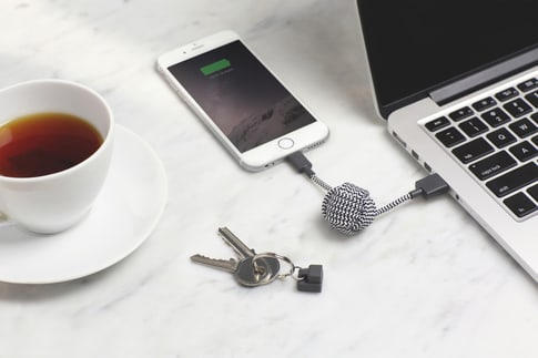 Native Union Key Data Cable USB A to Lightning Zebra