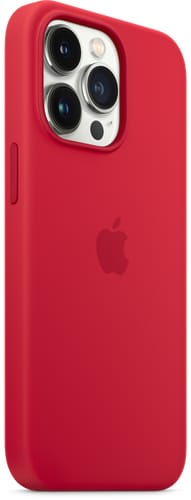 iPhone 13 Pro Silicone Case with MagSafe Red