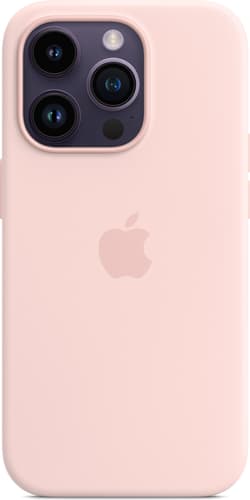 Apple iPhone 14 Pro Silicone Case with MagSafe Chalk Pink