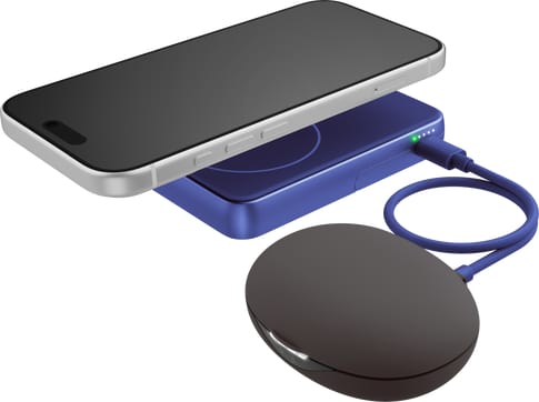 Fresh'N Rebel 10000mAh Magnet Qi2 15W Powerbank Blue