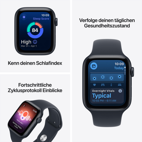 Apple Watch SE 3 (2026) GPS+Cell 40mm Starl Alu Sand SB M/L