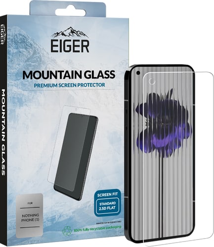 Eiger Nothing Phone 1 A063 screen protector Glas flach