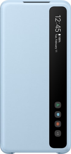 Samsung Galaxy S20+ Clear View Flip Cover blue