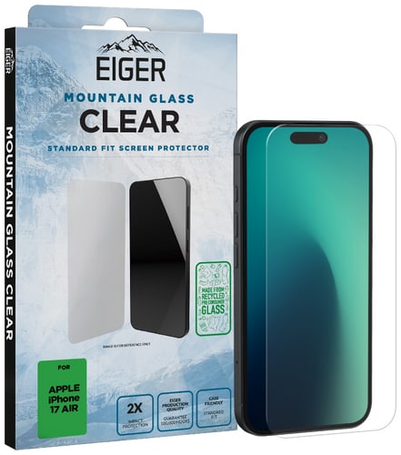 Eiger iPhone 17 Air Clear Glass Screen Protector