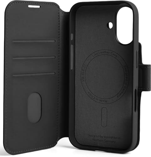 Vonmählen iPhone 17 Folio Bookcover Black