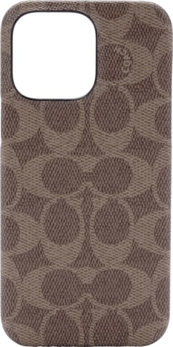 Coach iPhone 14 Pro Max Backcover Signature beige
