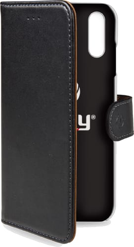 Celly iPhone Xs Max Book Stand Case black