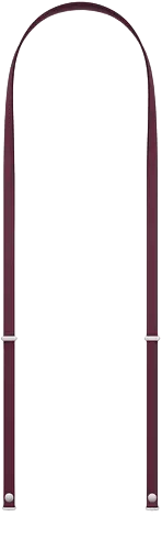 Apple Crossbody Strap Burgundy