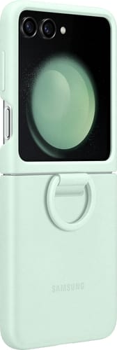 Samsung Galaxy Z Flip5 Ring Silicone Backcover Mint