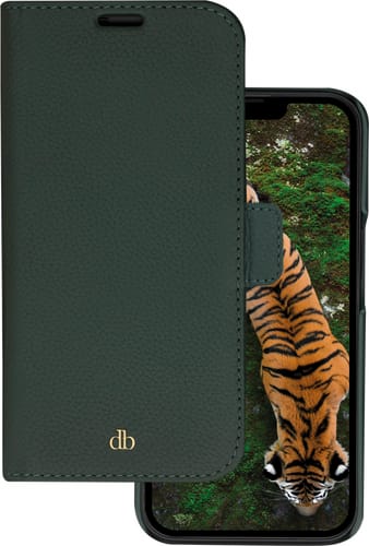 dbramante iPhone 14 Pro Eco-friendly 2in1 Book Case Evergree