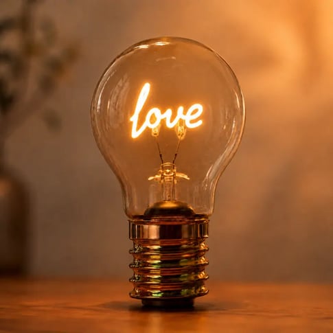 Kisten Trends Vintage Deco Bulb Love