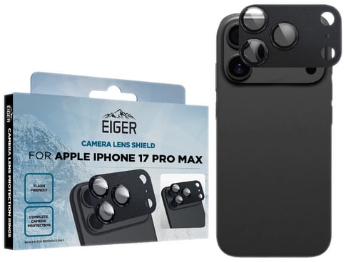 Eiger iPhone 17 Pro Max Mountain Glas Camera Protec