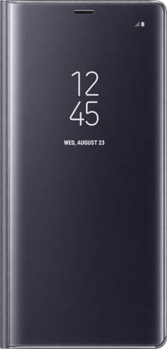 Samsung Galaxy Note8 Clear View Flip-Cov orchid gray