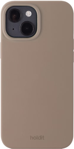 Holdit iPhone 15 Silicone Backcover Mocha Brown