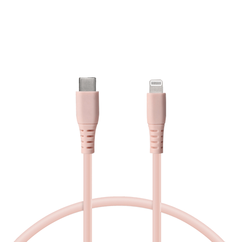 itStyle Lightning to USB C Data Cable (1m) pink