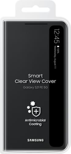 Samsung Galaxy S21 FE 5G Clear View Flip Cover dark grey