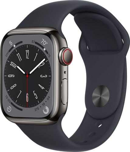 Apple Watch Series 8 GPS + Cell 41mm Graph StSteel Midni SB