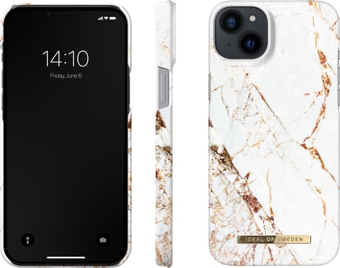 iDeal of Sweden iPhone 14 Plus Cover Marble White